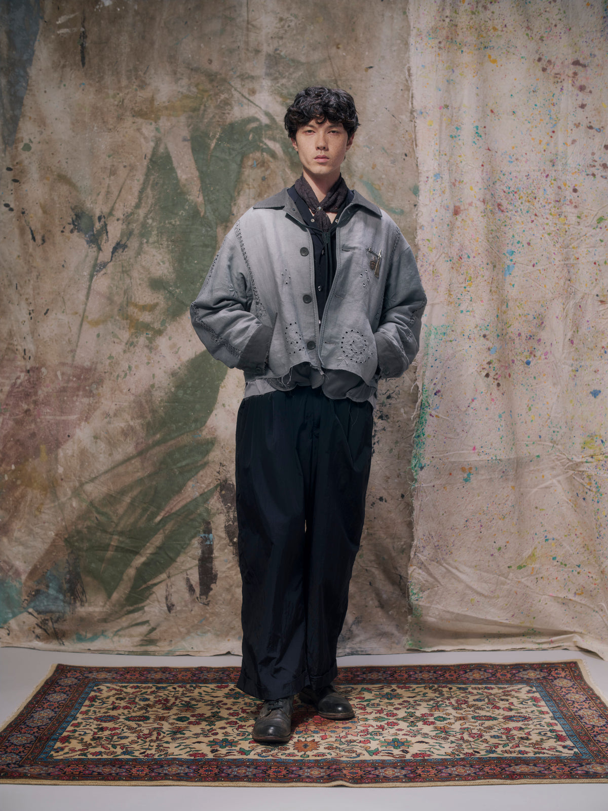 Lace Detroit Blouson Charcoal【Delivery in February 2027】