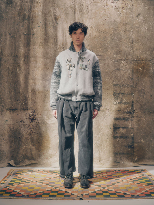 Two to one Denim "Doittle"black【おまかせ】【Delivery in August 2026】