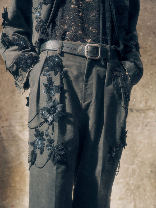 Double-pleated trousers "Hypmotize"【Delivery in August 2026】
