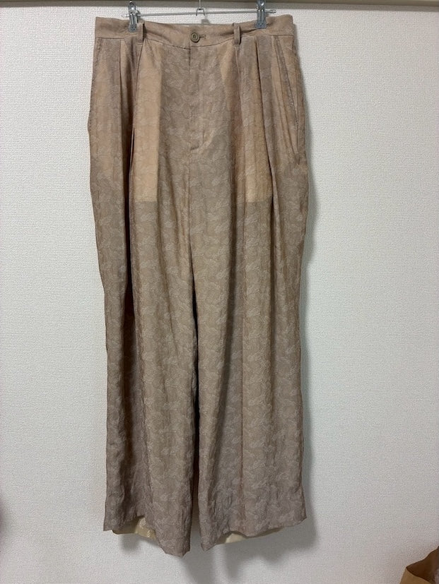 Jacquard Pants Beige【Delivery in March 2027】