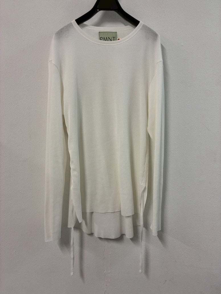 Ribbon Thermal Top White【Delivery in February 2027】