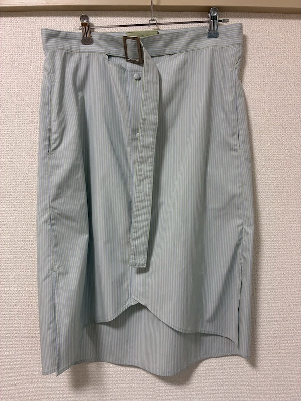 Waist-Wrap Shirt Apron Mint【Delivery in March 2027】