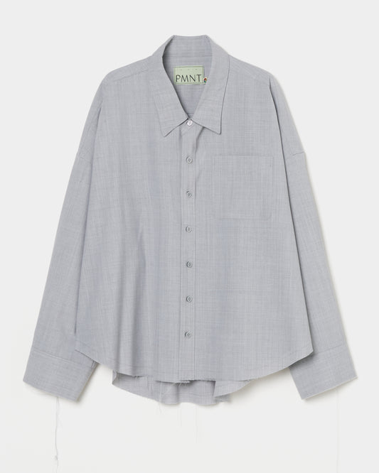 Embroidery Shirts gray 【Delivery in August 2026】