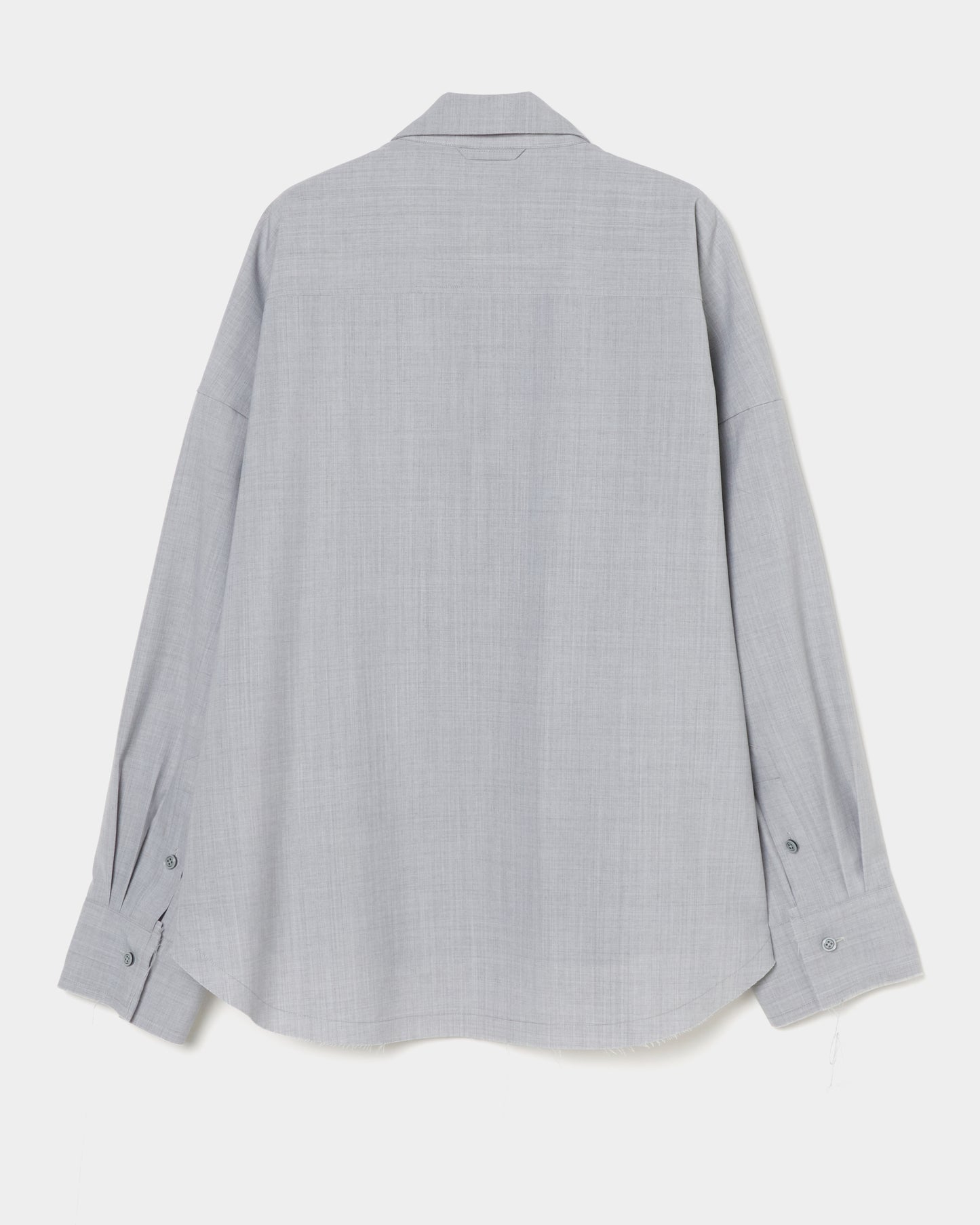 Embroidery Shirts gray 【Delivery in August 2026】