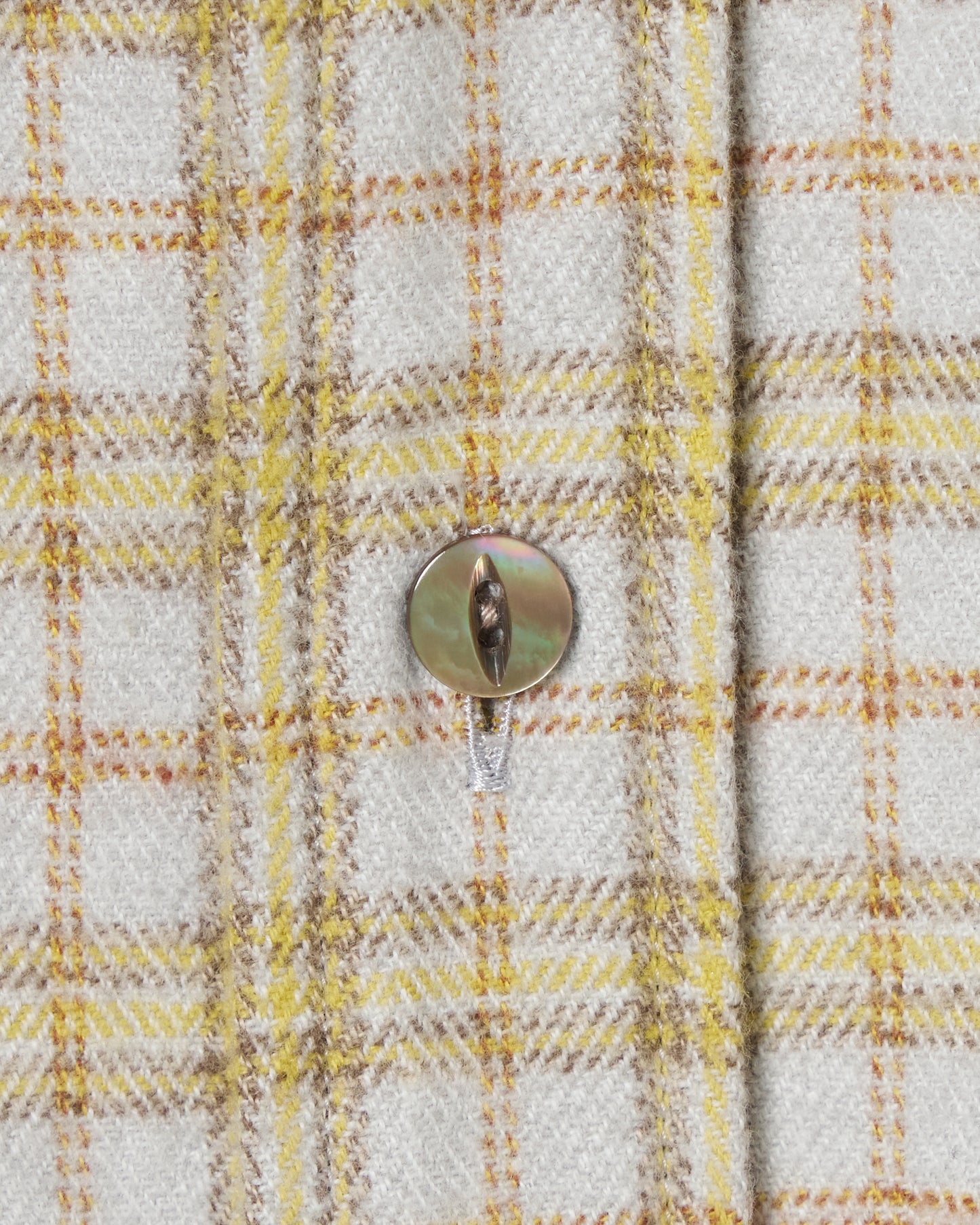 Lace - hem check shirt 【Delivery in August 2026】
