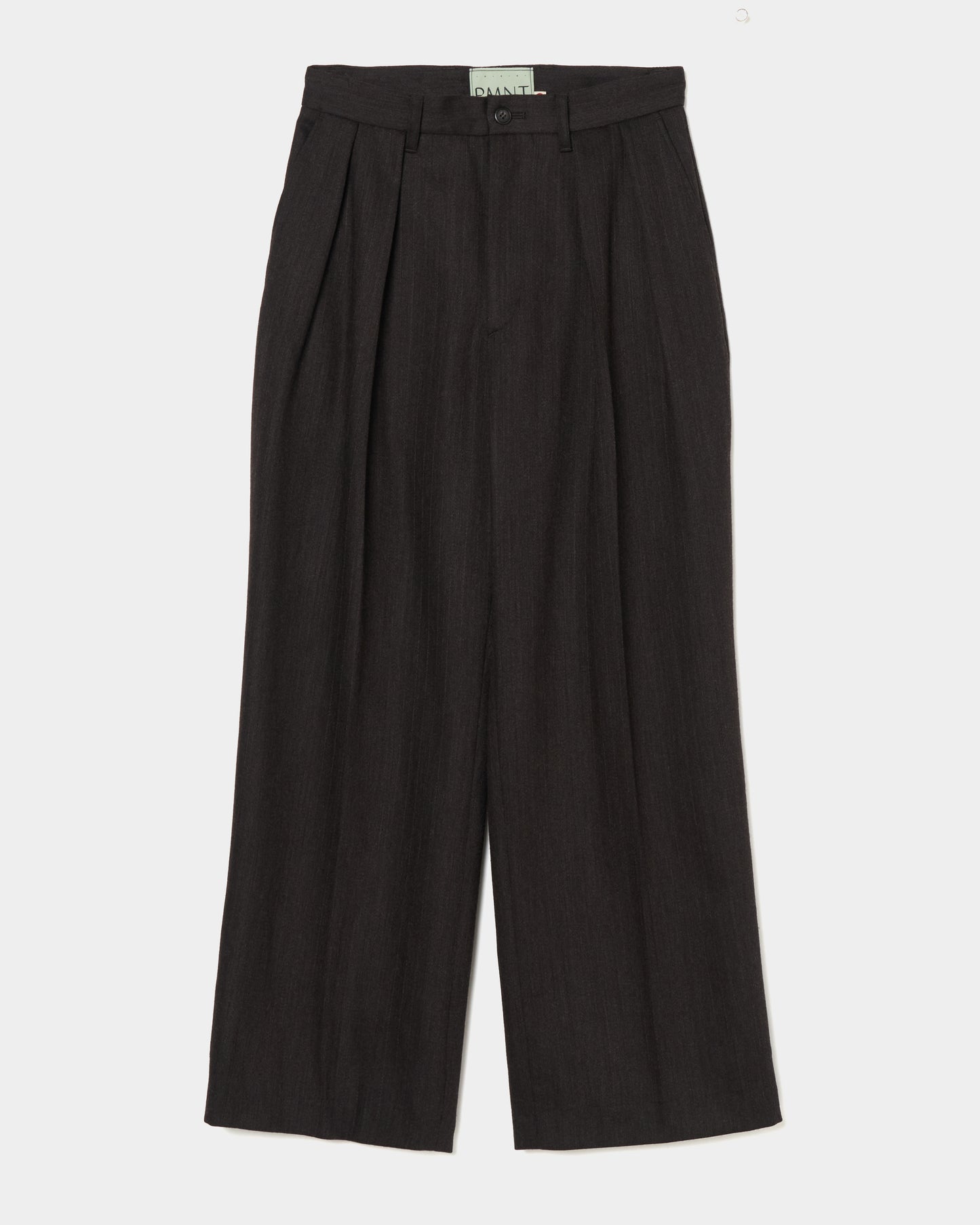 Double-pleated trousers brown【Delivery in August 2026】