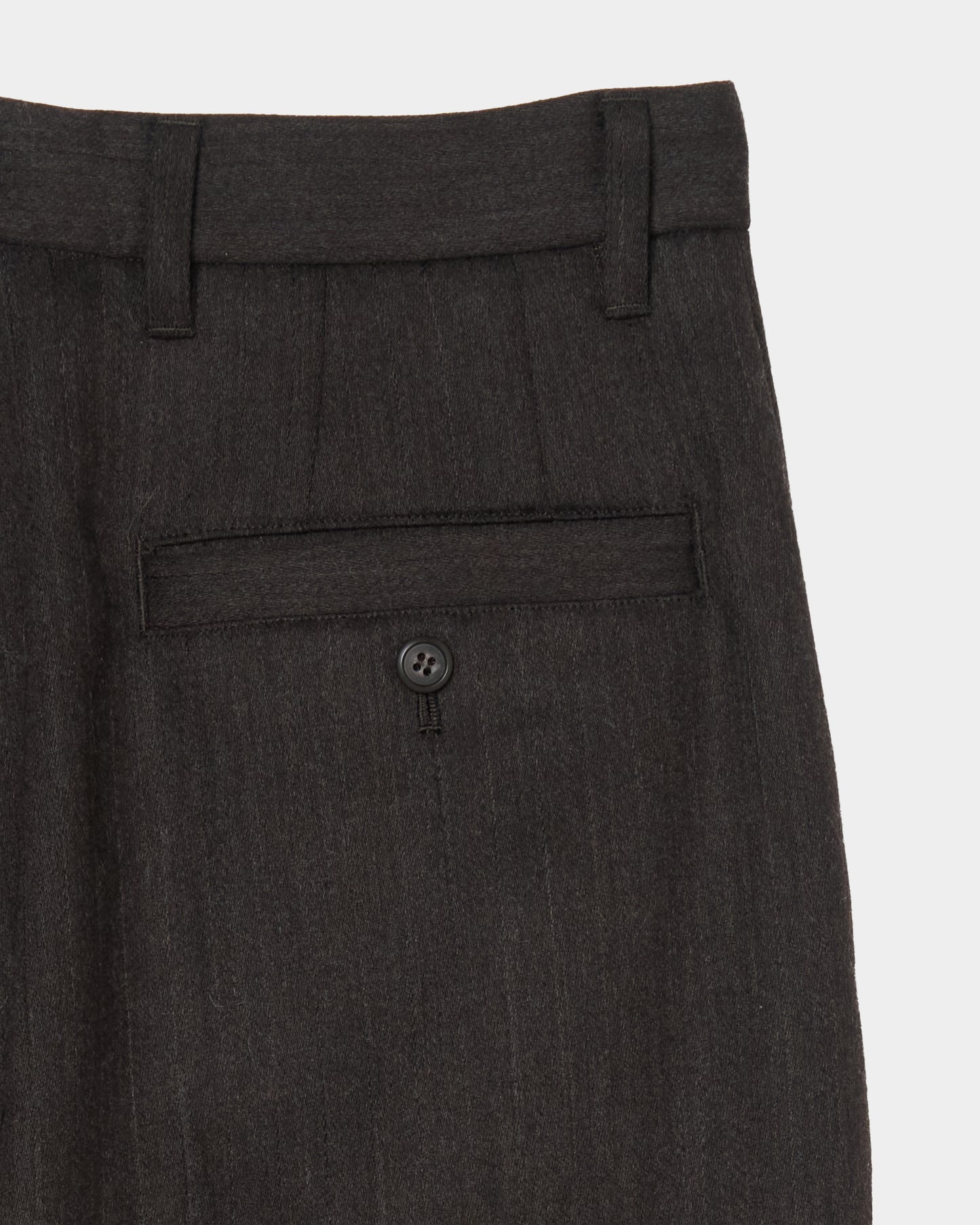 Double-pleated trousers brown【Delivery in August 2026】