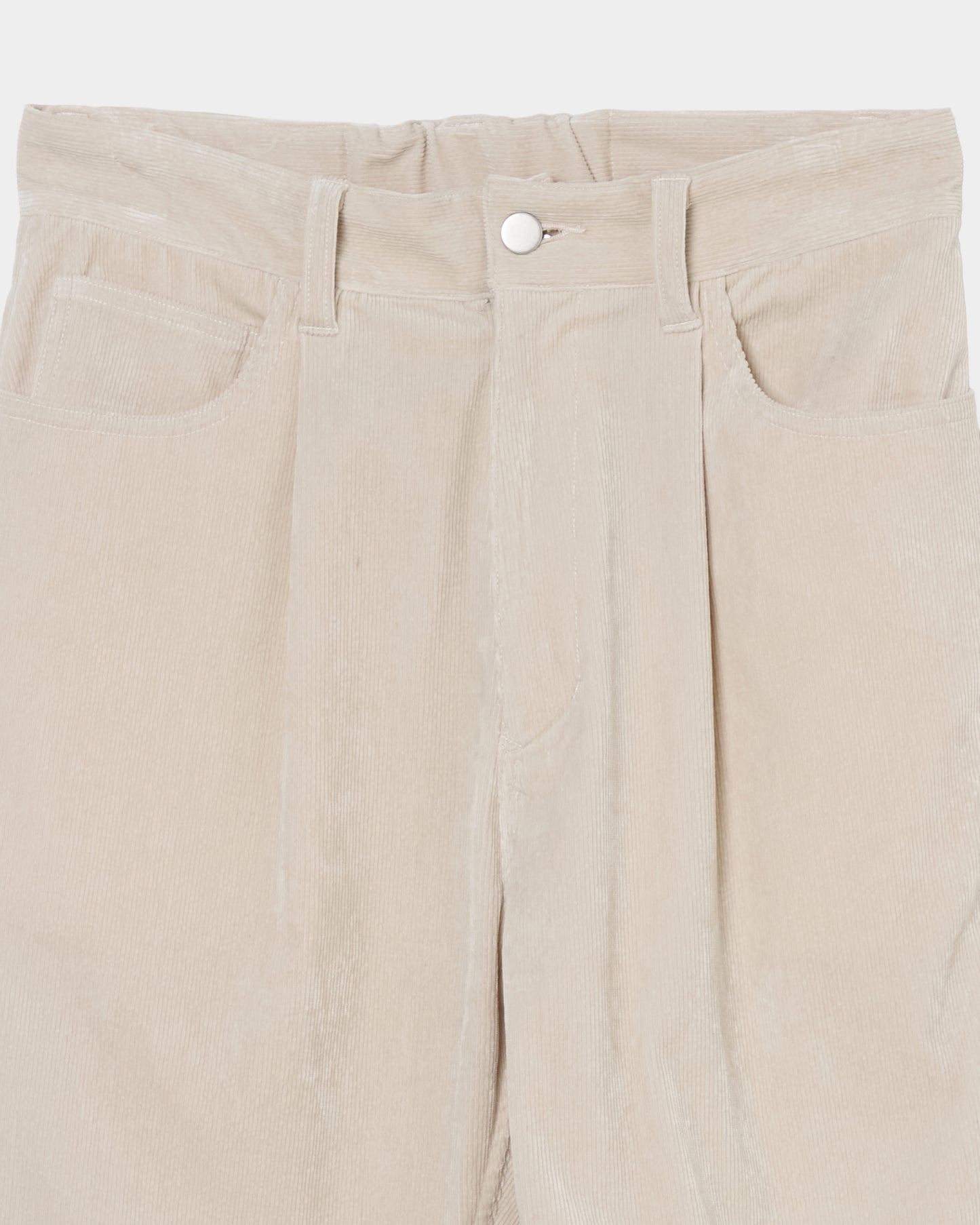 Corduroy flares cream【Delivery in August 2026】