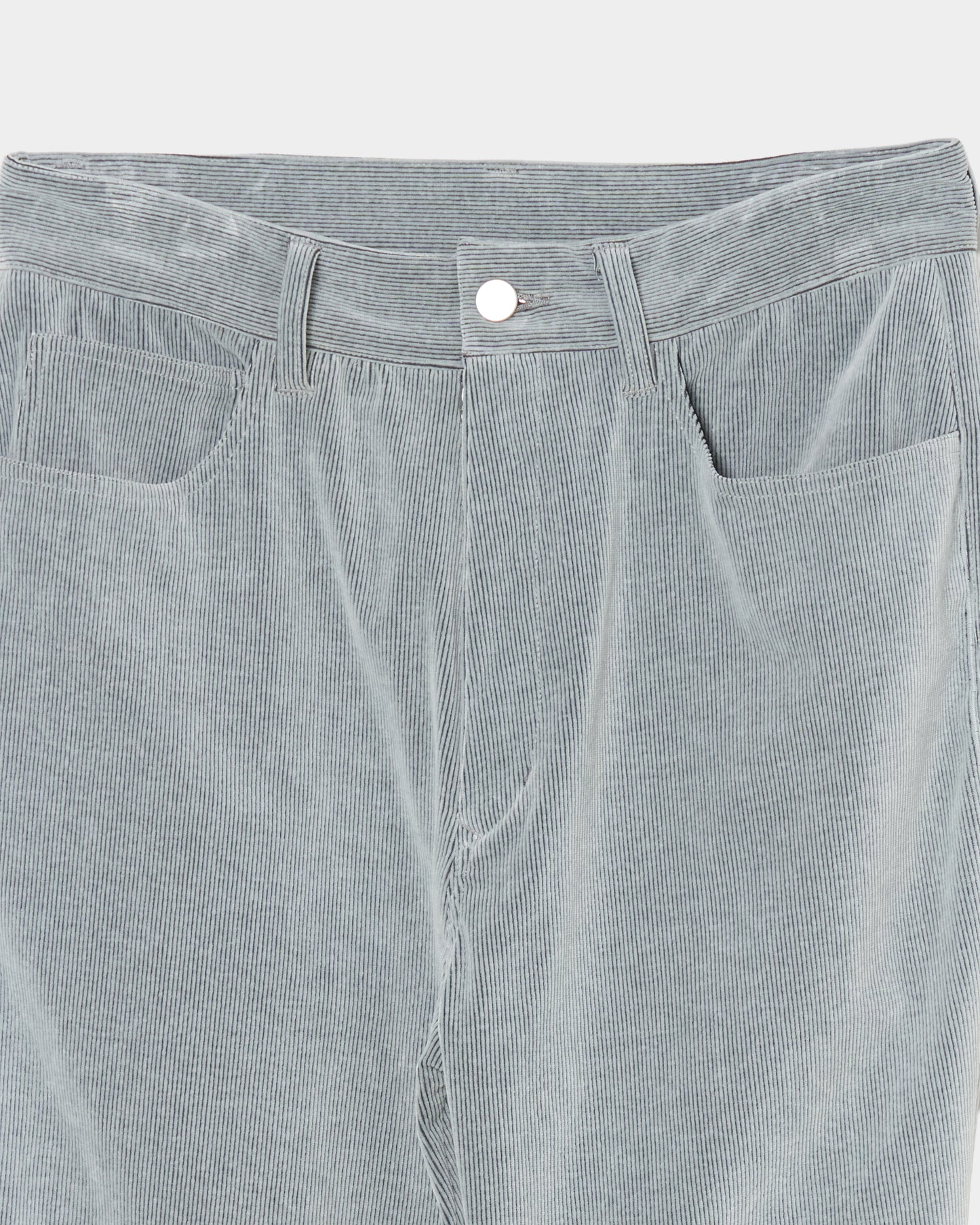 Corduroy flares gray【Delivery in August 2026】