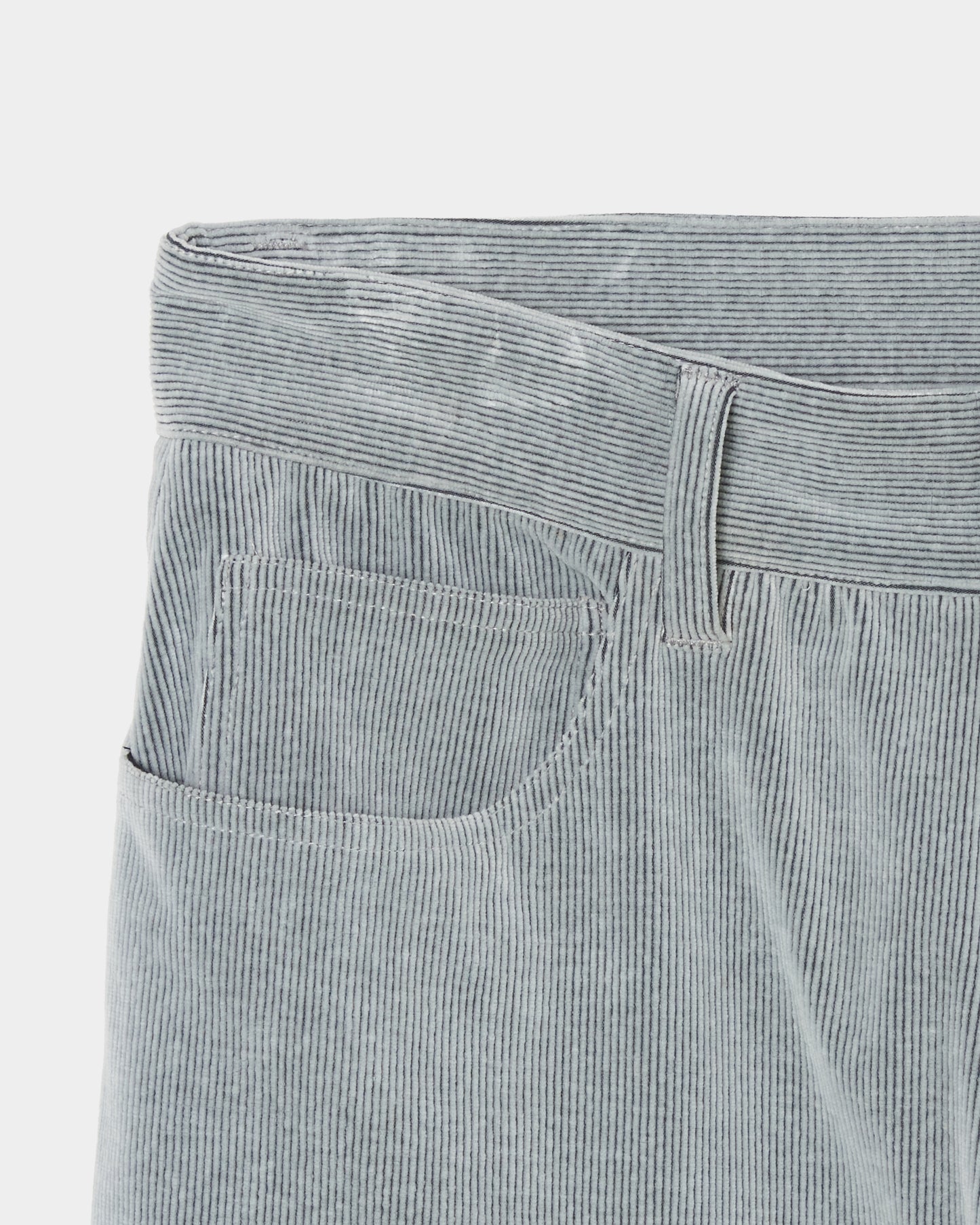 Corduroy flares gray【Delivery in August 2026】