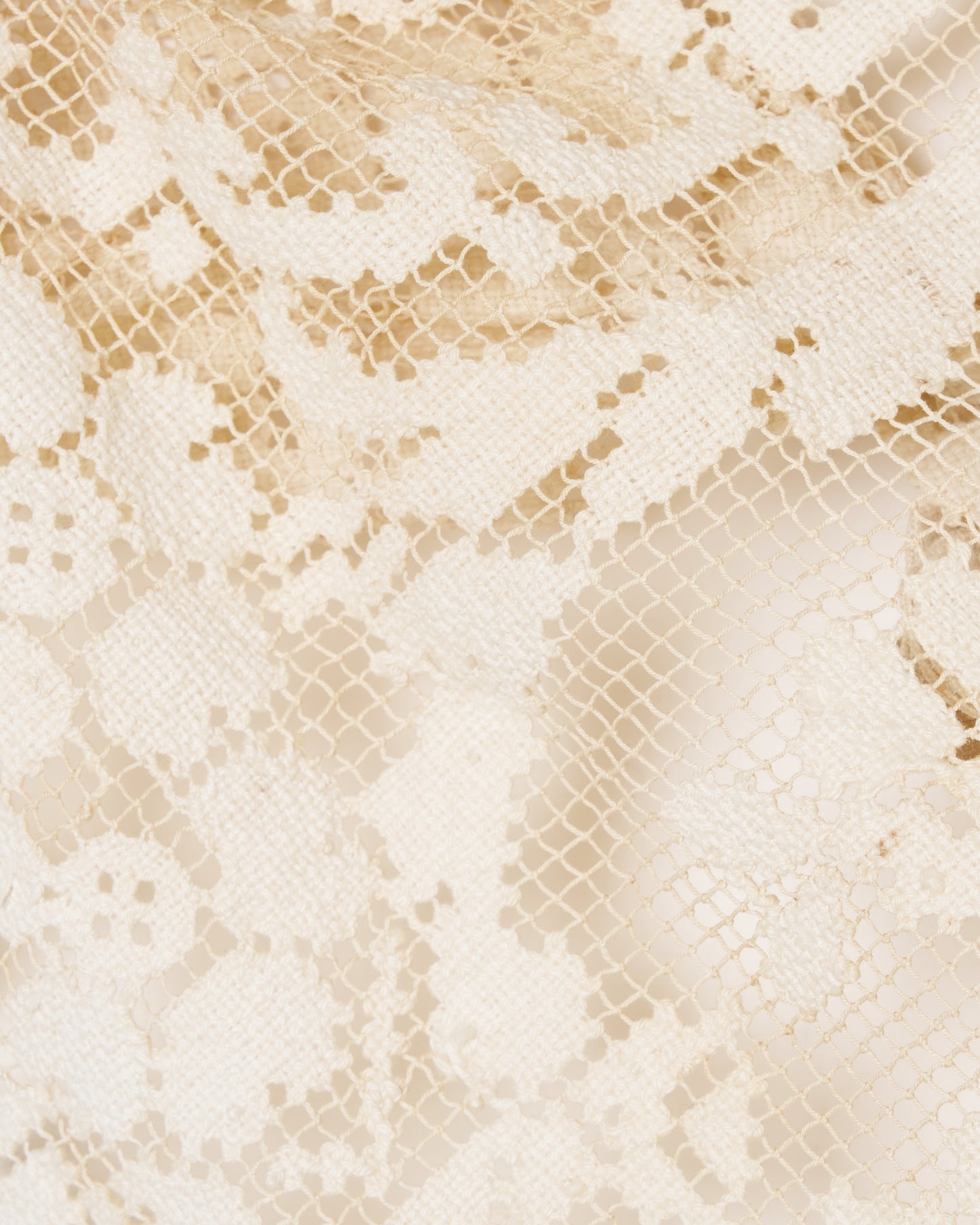 Lace scarf cream【Delivery in August 2026】