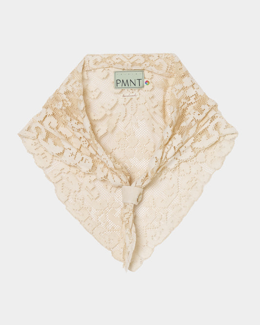 Lace scarf cream【Delivery in August 2026】