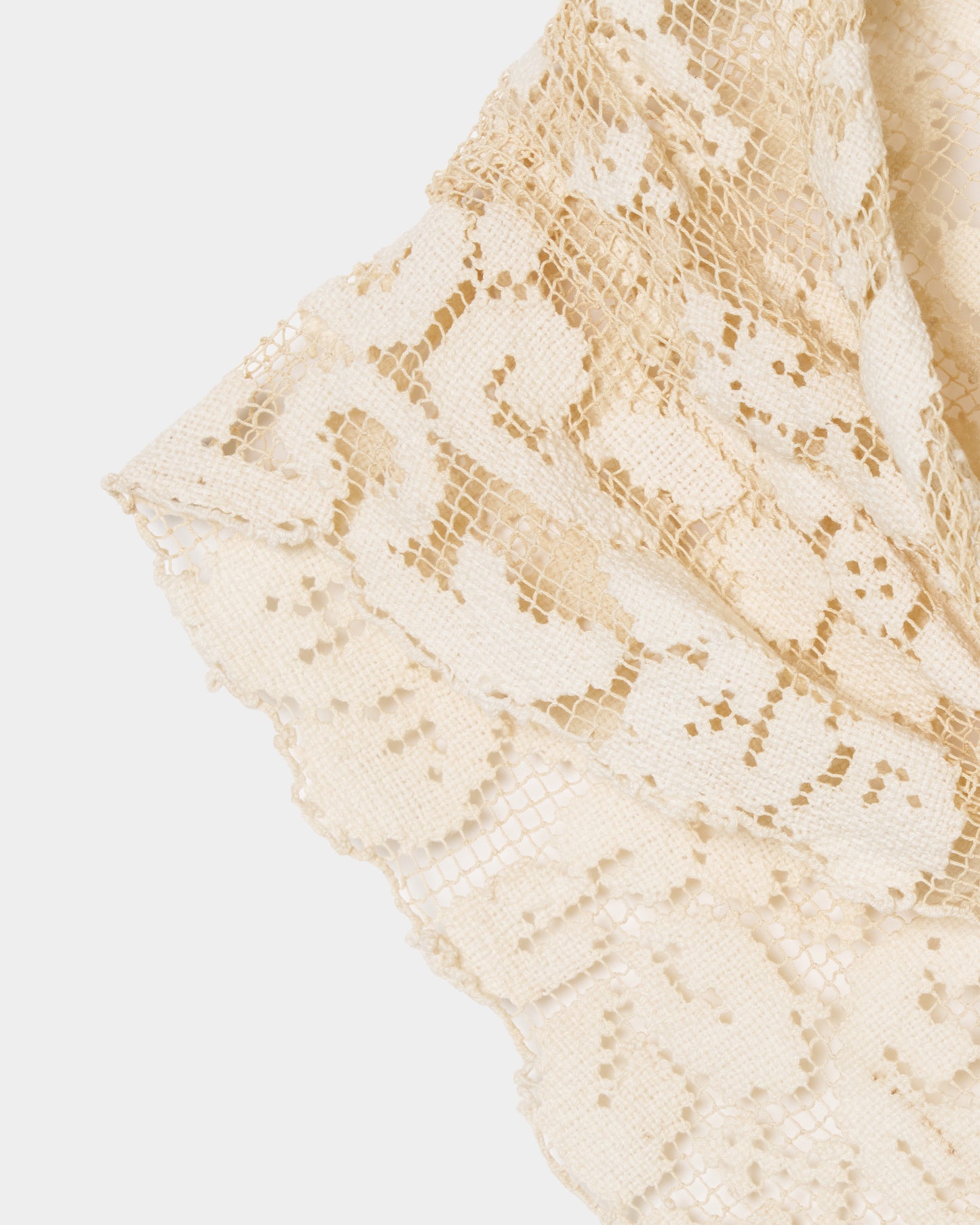 Lace scarf cream【Delivery in August 2026】