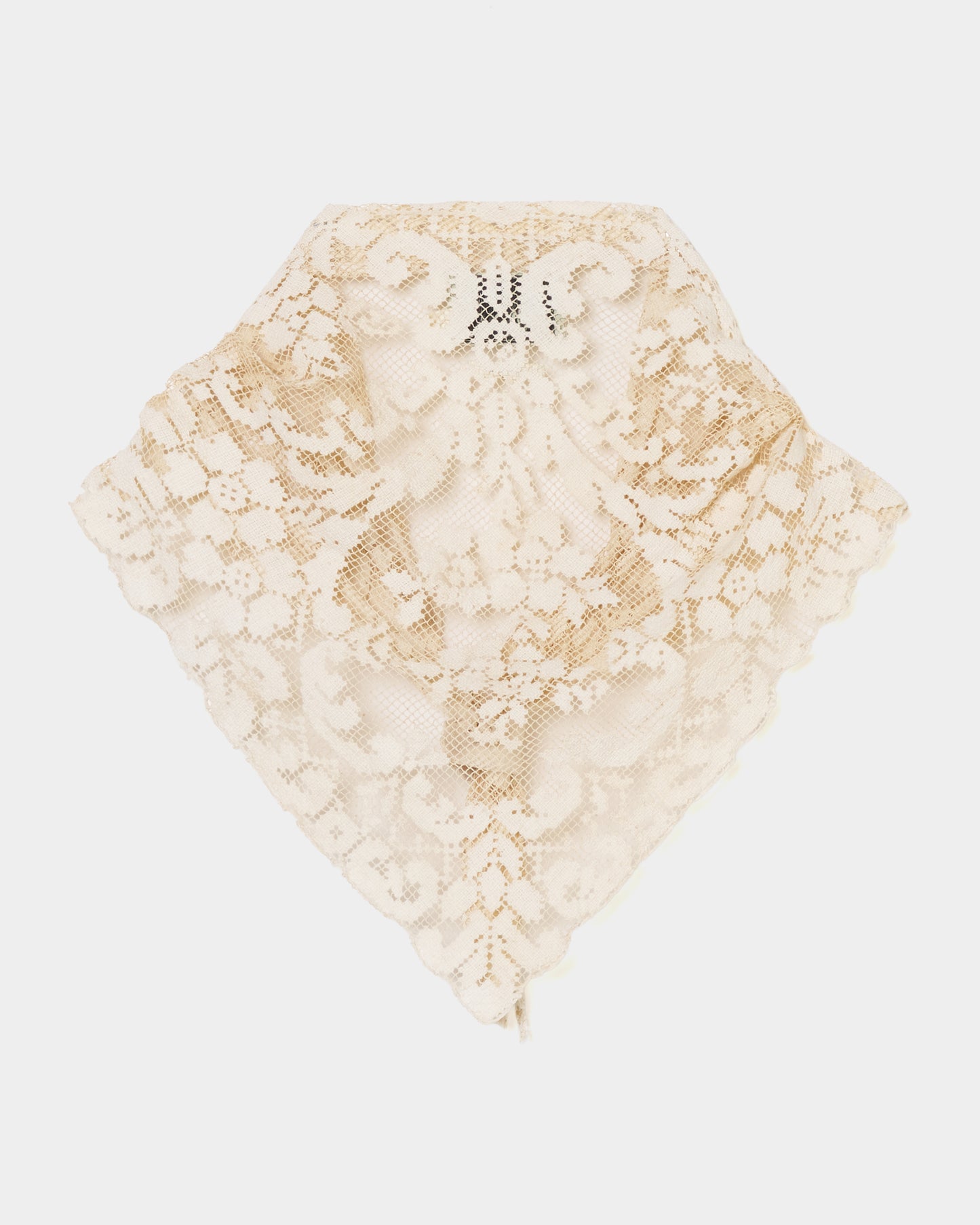 Lace scarf cream【Delivery in August 2026】