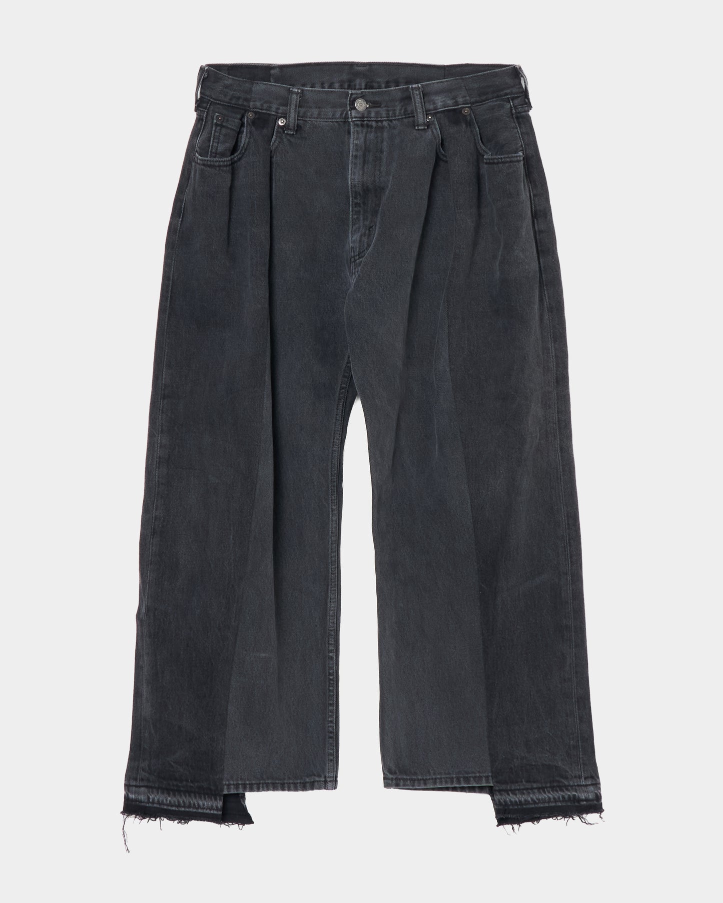 Two to one Denim "Doittle"black【おまかせ】【Delivery in August 2026】