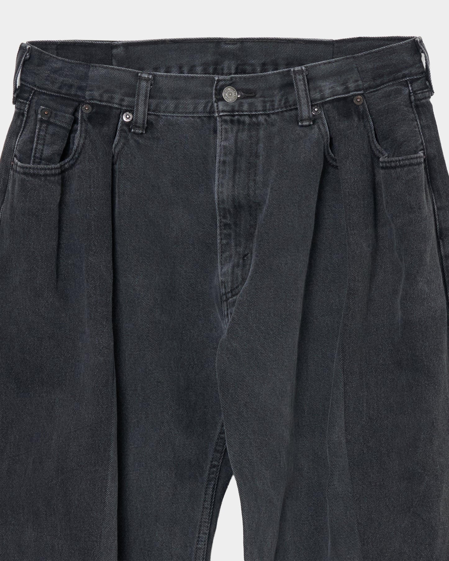 Two to one Denim "Doittle"black【おまかせ】【Delivery in August 2026】