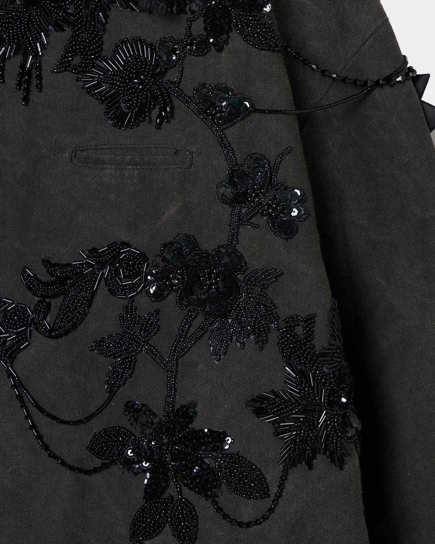 Detroit jacket "Black Math"【Delivery in August 2026】【One of a Kind】