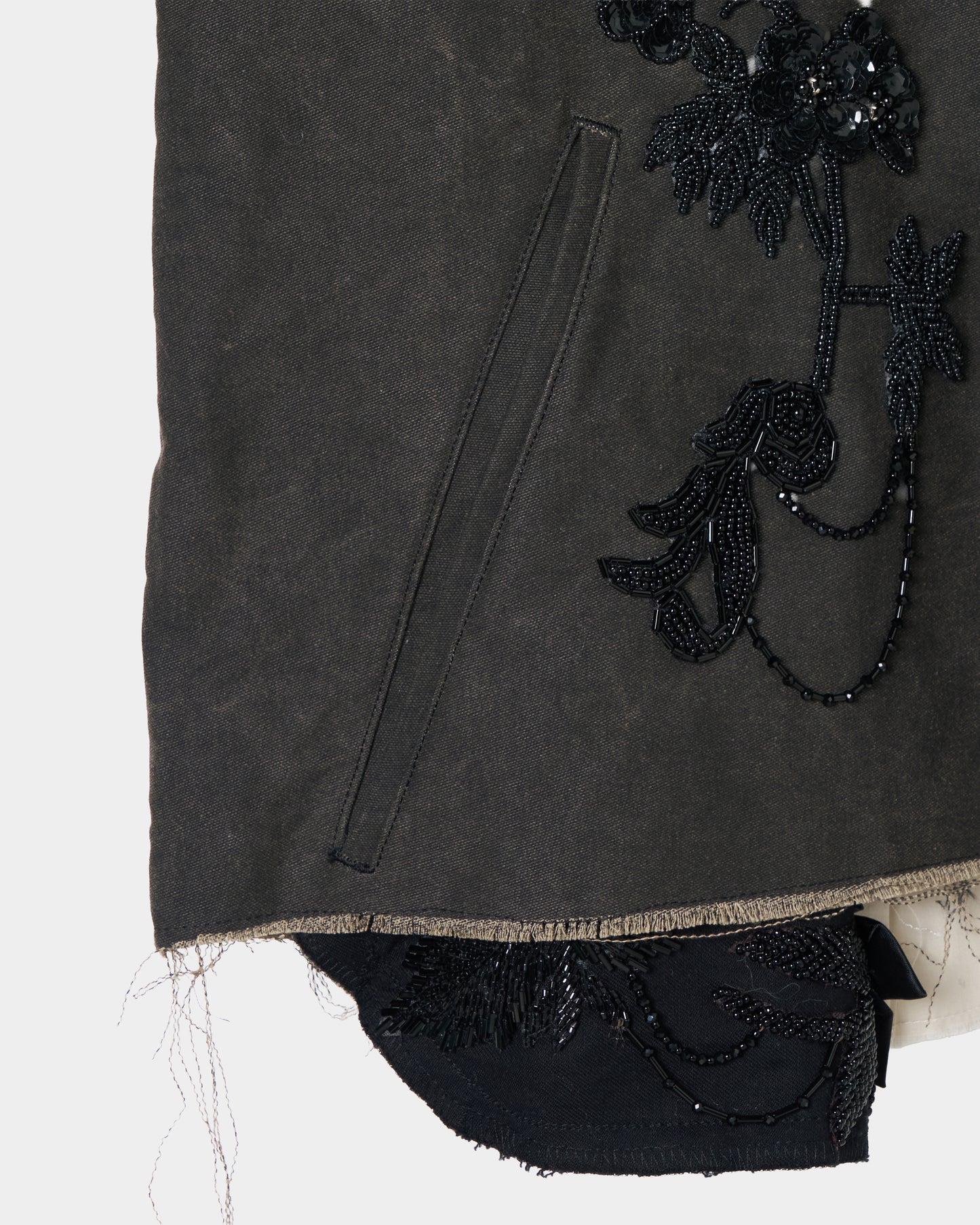 Detroit jacket "Black Math"【Delivery in August 2026】【One of a Kind】