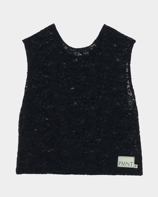 Sleeveless lace top Eclipse【Delivery in August 2026】