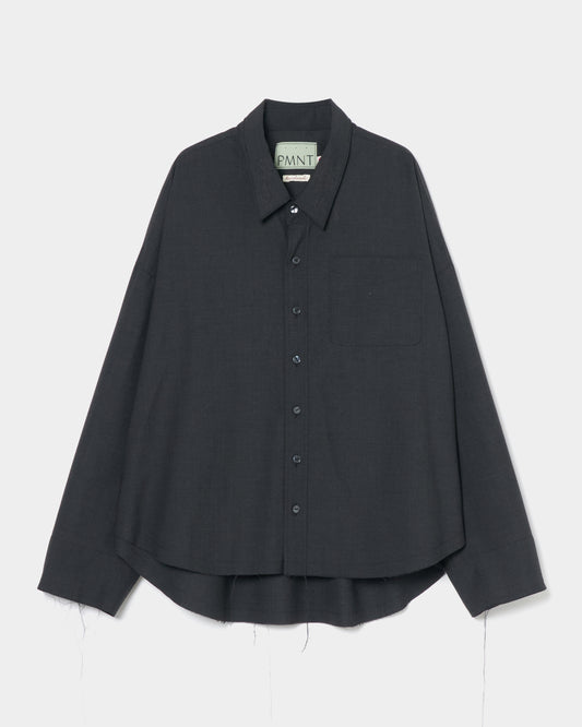 Embroidery Shirts charcoal 【Delivery in August 2026】