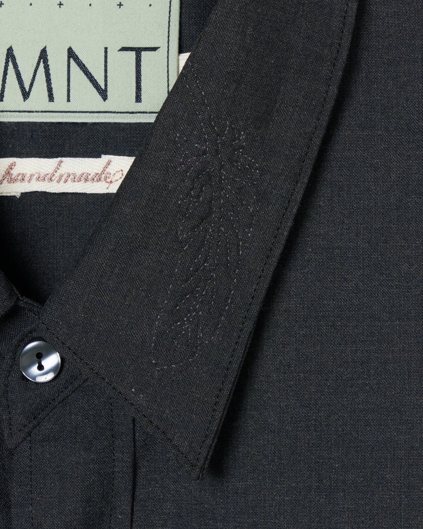 Embroidery Shirts charcoal 【Delivery in August 2026】