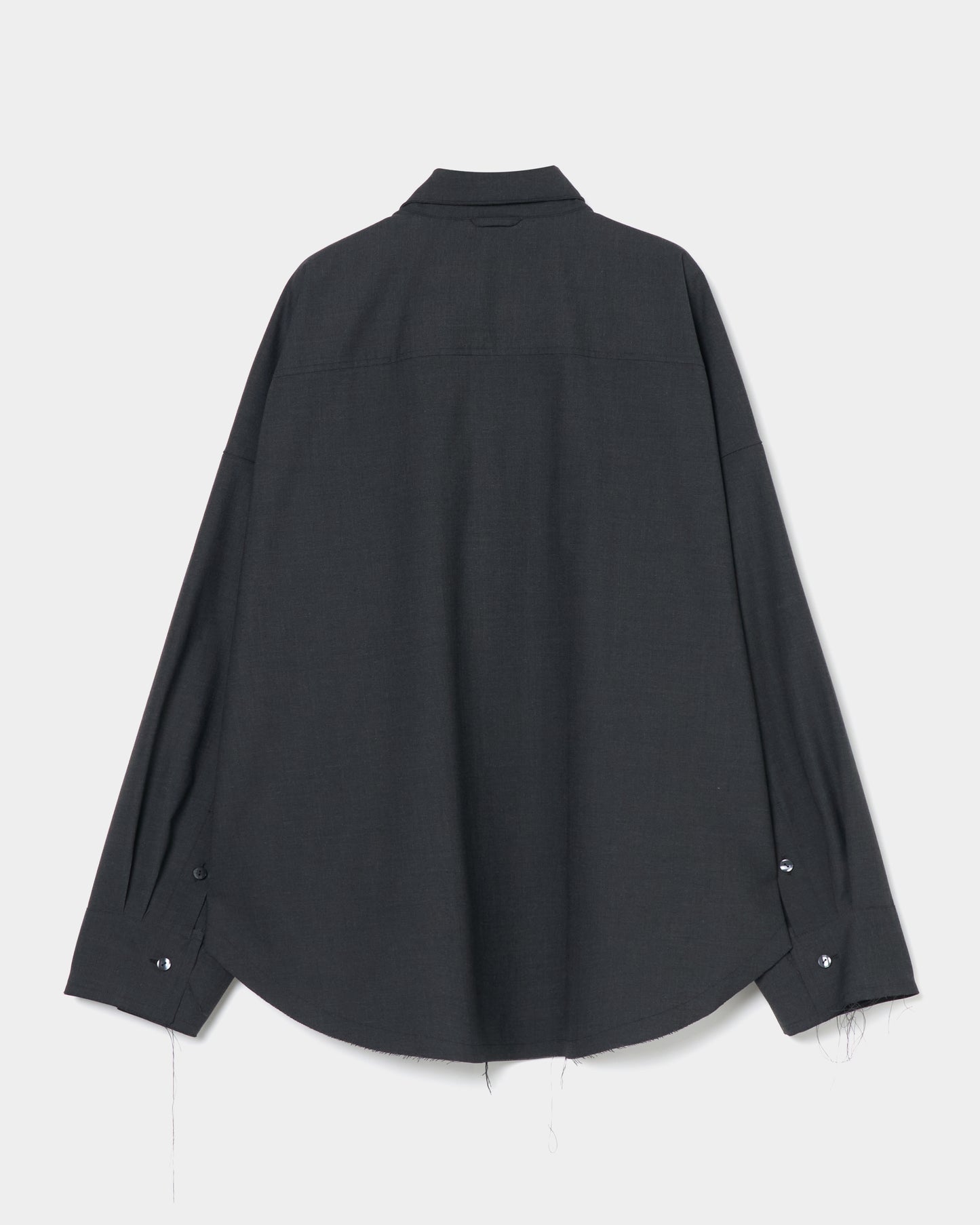 Embroidery Shirts charcoal 【Delivery in August 2026】