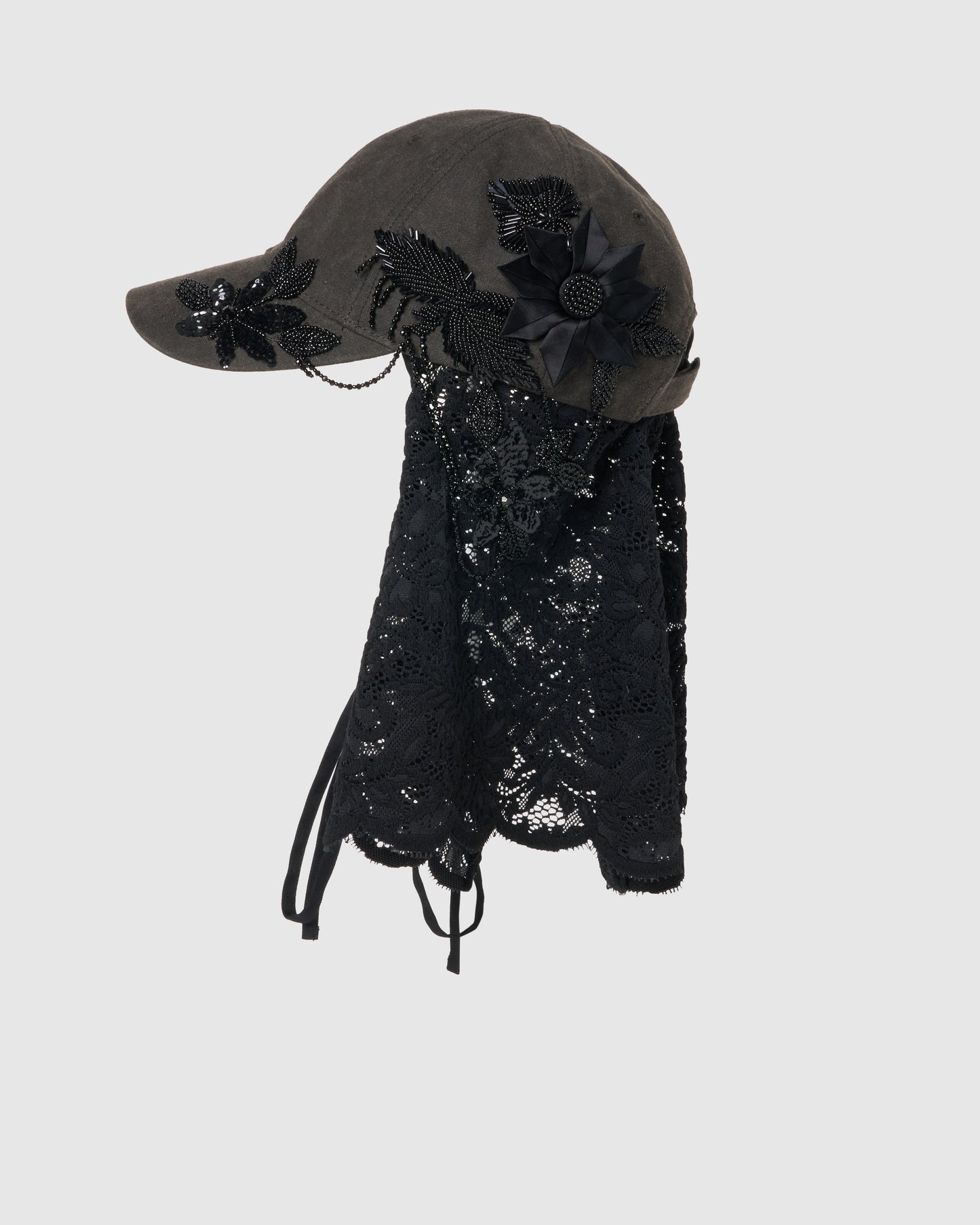 Lace flap cap Denim Operator【Delivery in August 2026】