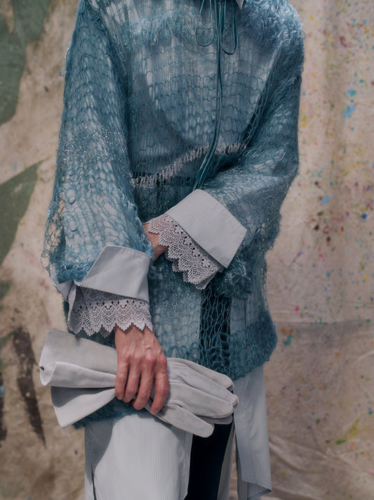 Hand-Knit Blue【Delivery in February 2027】