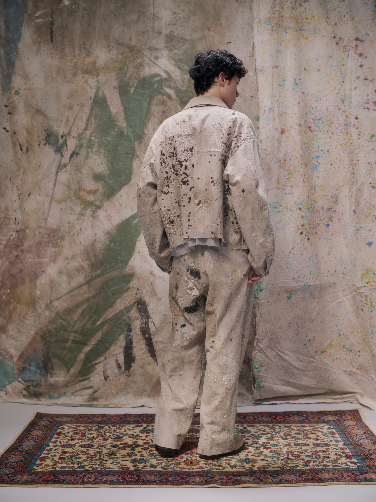 Dripping Detroit Jacket〝Conquest〟 Beige【Delivery in February 2027】