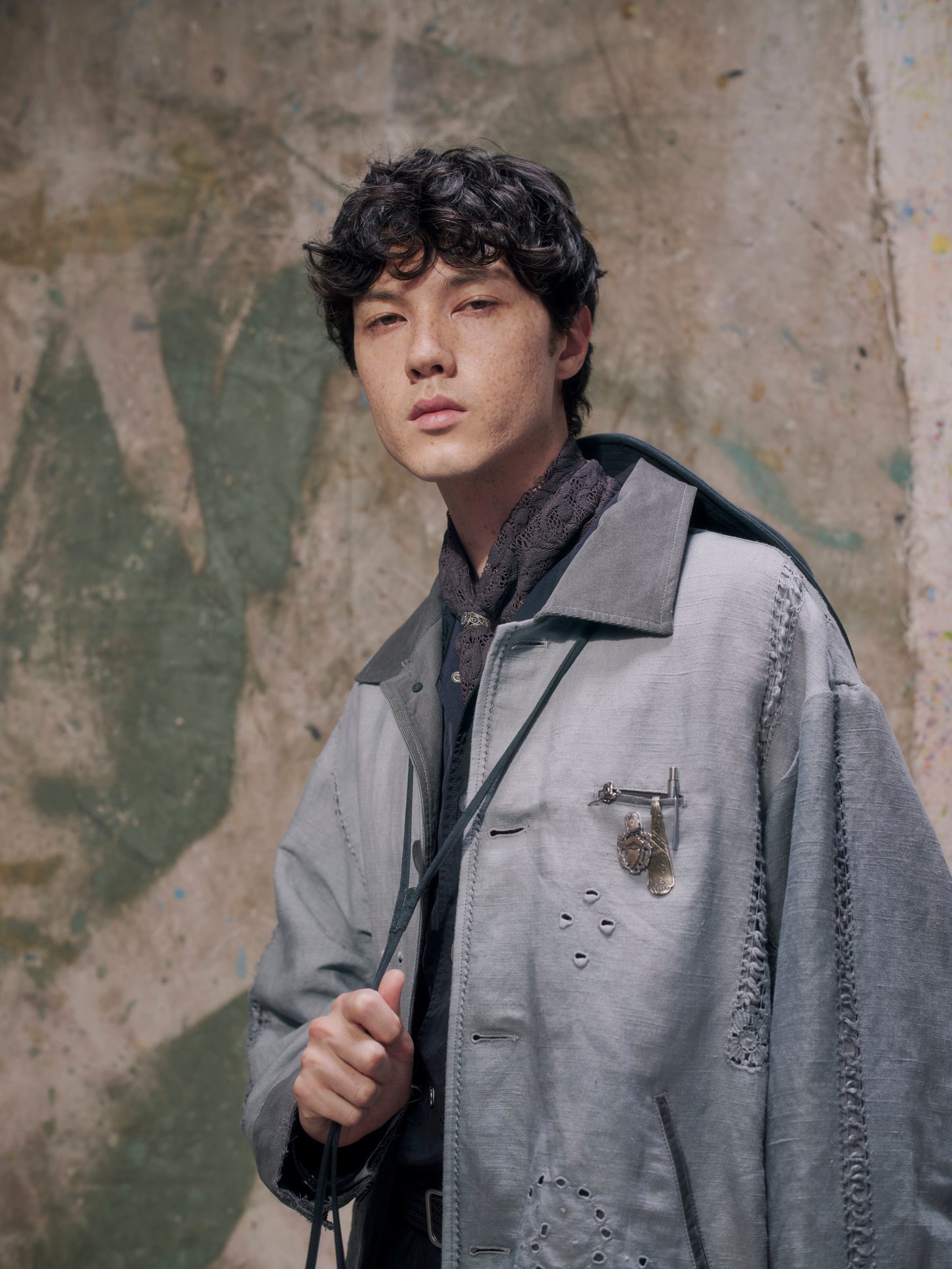 Lace Detroit Blouson Charcoal【Delivery in February 2027】