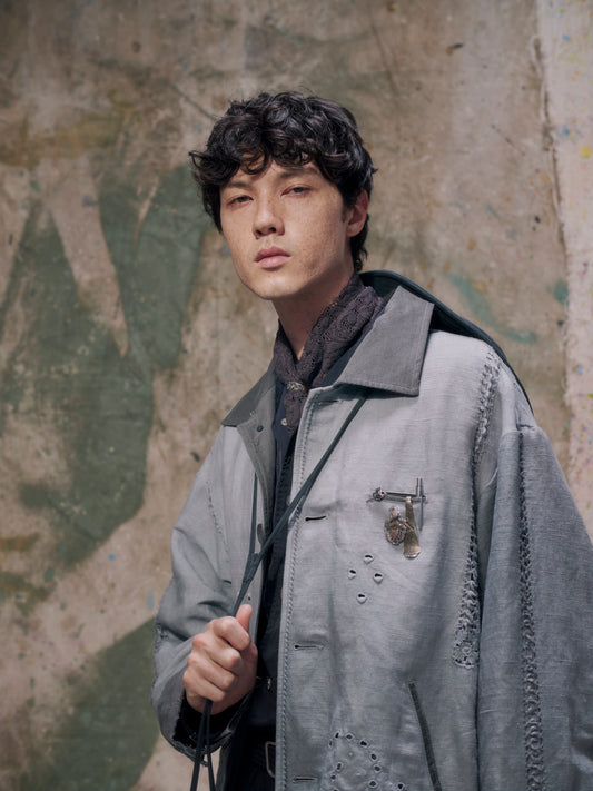 Lace Detroit Blouson Charcoal【Delivery in February 2027】