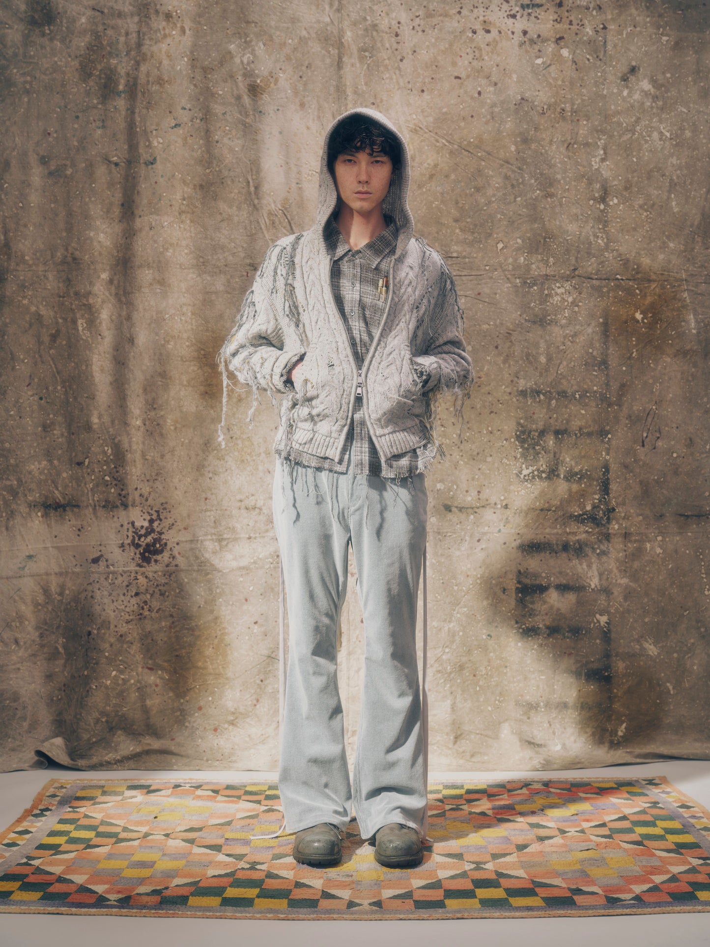 Frayed knit foodie【Delivery in August 2026】