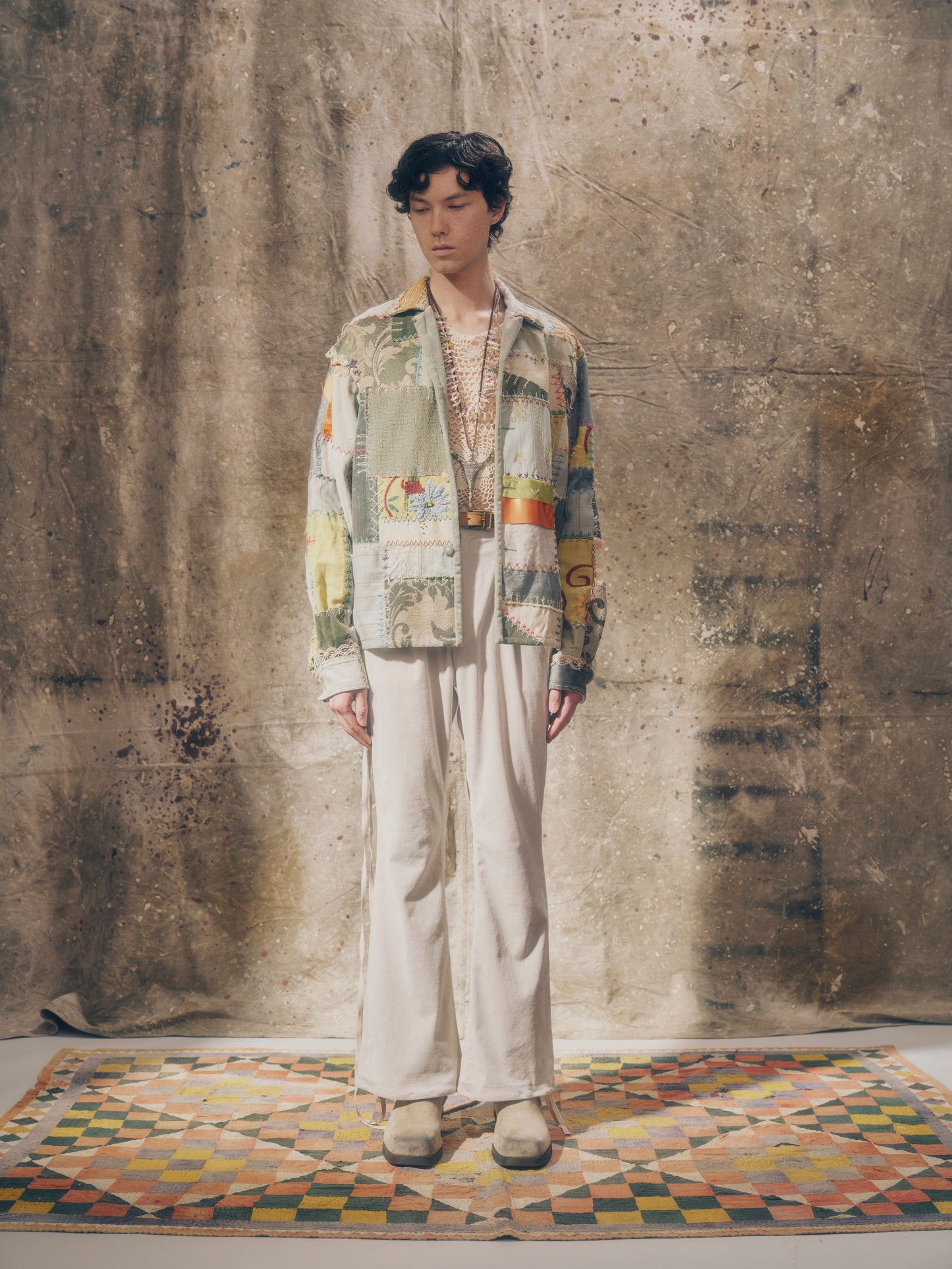Corduroy flares cream【Delivery in August 2026】