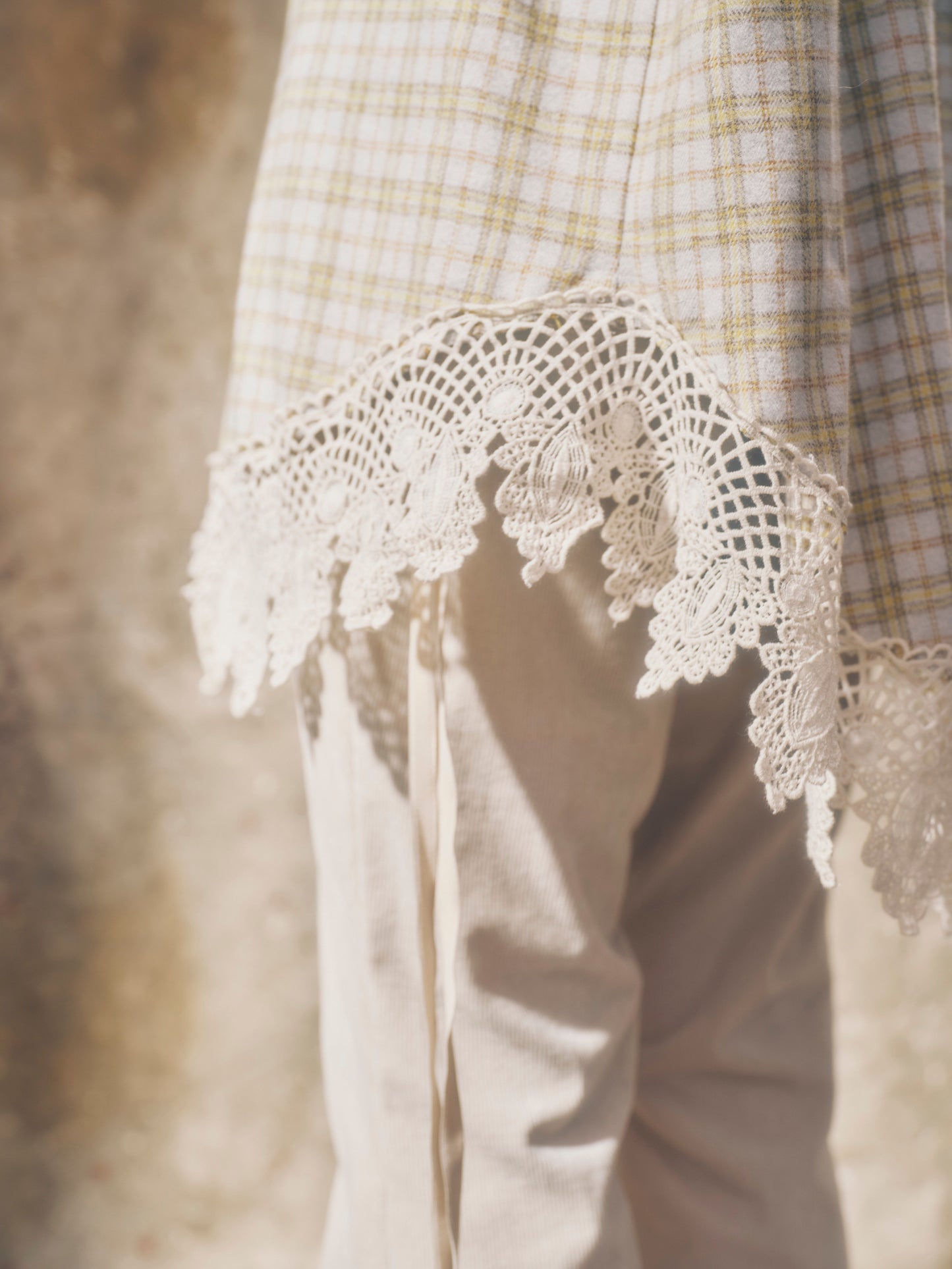 Corduroy flares cream【Delivery in August 2026】
