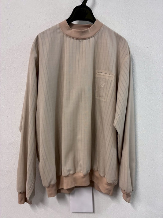 Mock-Neck Layered Top Beige【Delivery in February 2027】