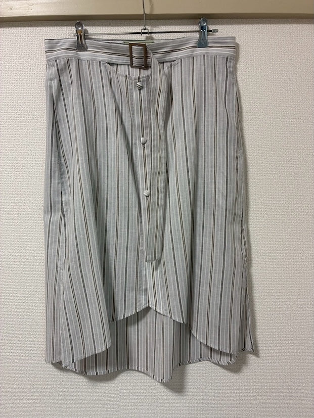 Waist-Wrap Shirt Apron Gray【Delivery in March 2027】