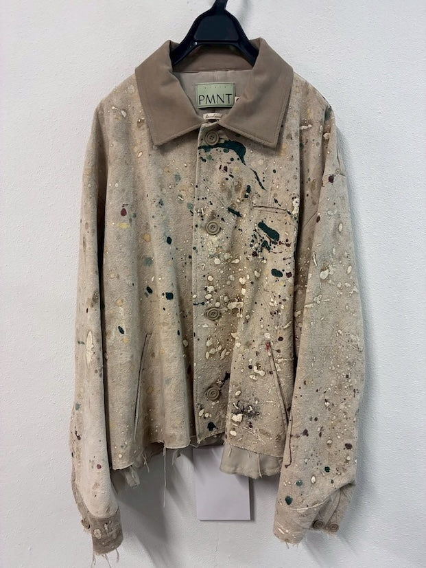 Dripping Detroit Jacket〝Conquest〟 Beige【Delivery in February 2027】